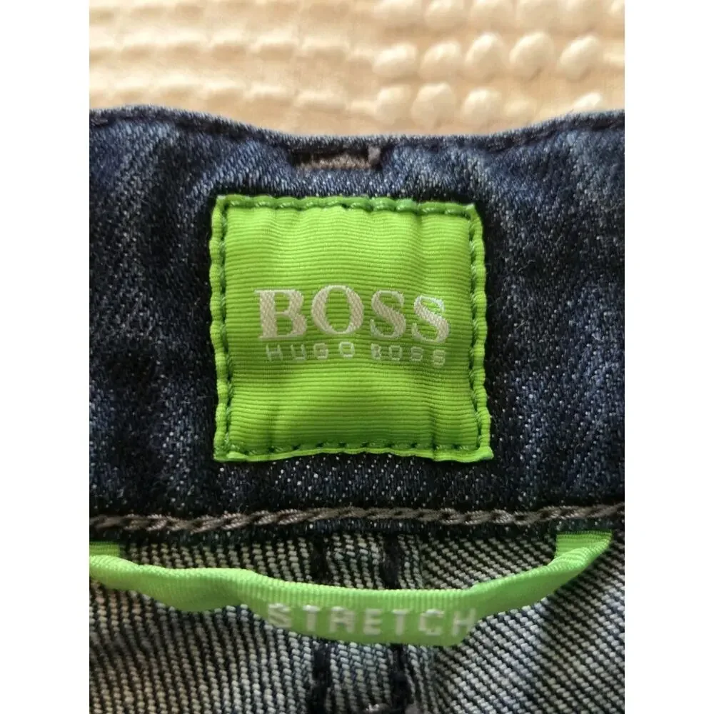 Hugo Boss Green Label Jeans Dark Wash Indigo Blue Mens 38x32 Denim